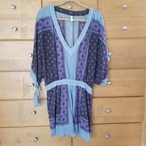Free People patterned tunic top